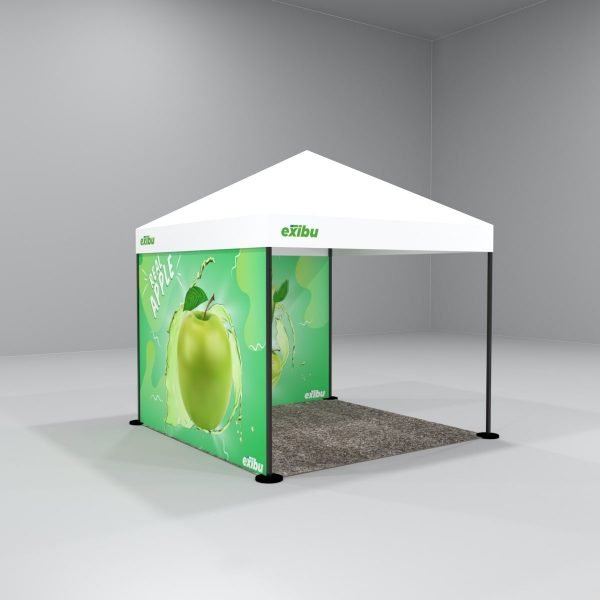 Exibu's Gazebo Tent With Backdrop