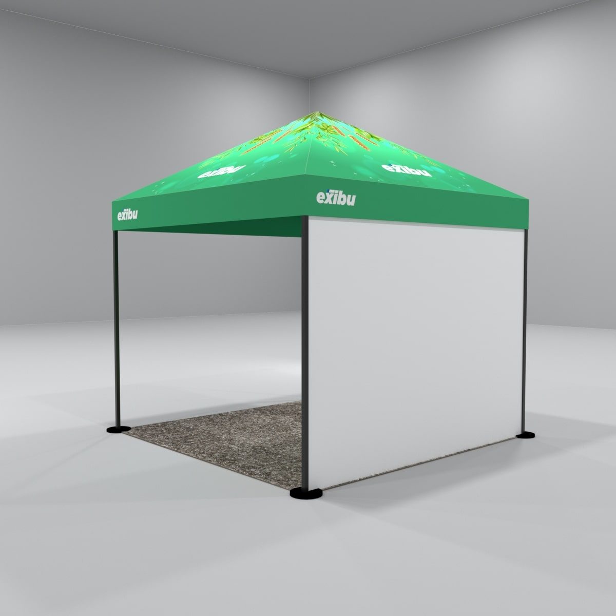 Kit 7 – 3X3 M Gazebo Tent With Full Top Printed And Backdrop