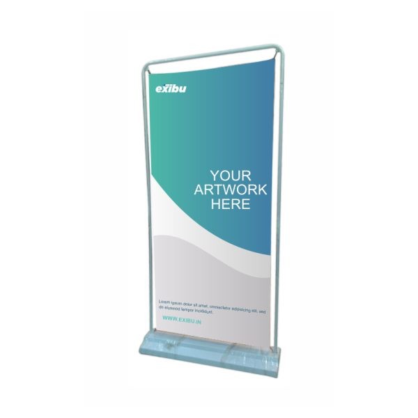 Advertising banner stand