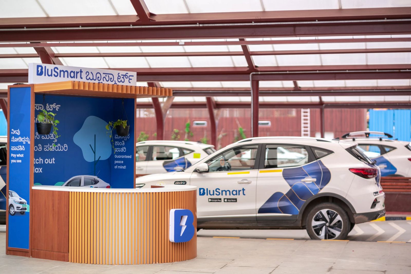 BluSmart at Airports: Leveraging Brand through Exibu’s Prefabricated Kiosks